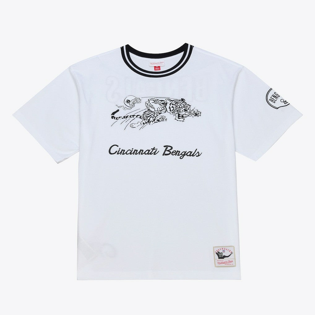 Cincinnati Bengals Arctic T-Shirt - White - Mitchell & Ness