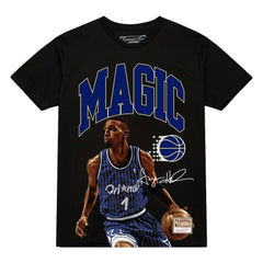 Mitchell & Ness Penny Hardaway Orlando Magic Hardwood Classics Player Arch T-Shirt Black