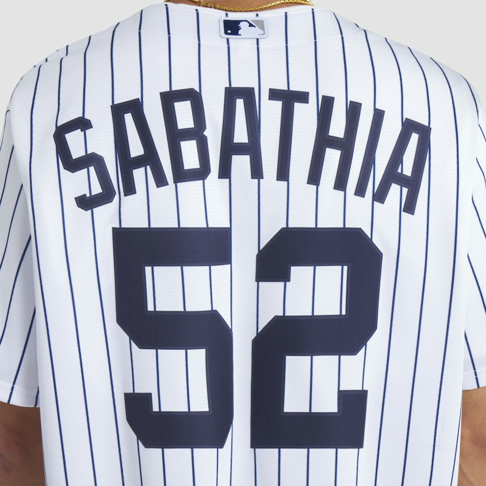 CC Sabathia New York Yankees Nike 2025 Baseball Hall of Fame Name & Number Retired Replica Jersey Outlet