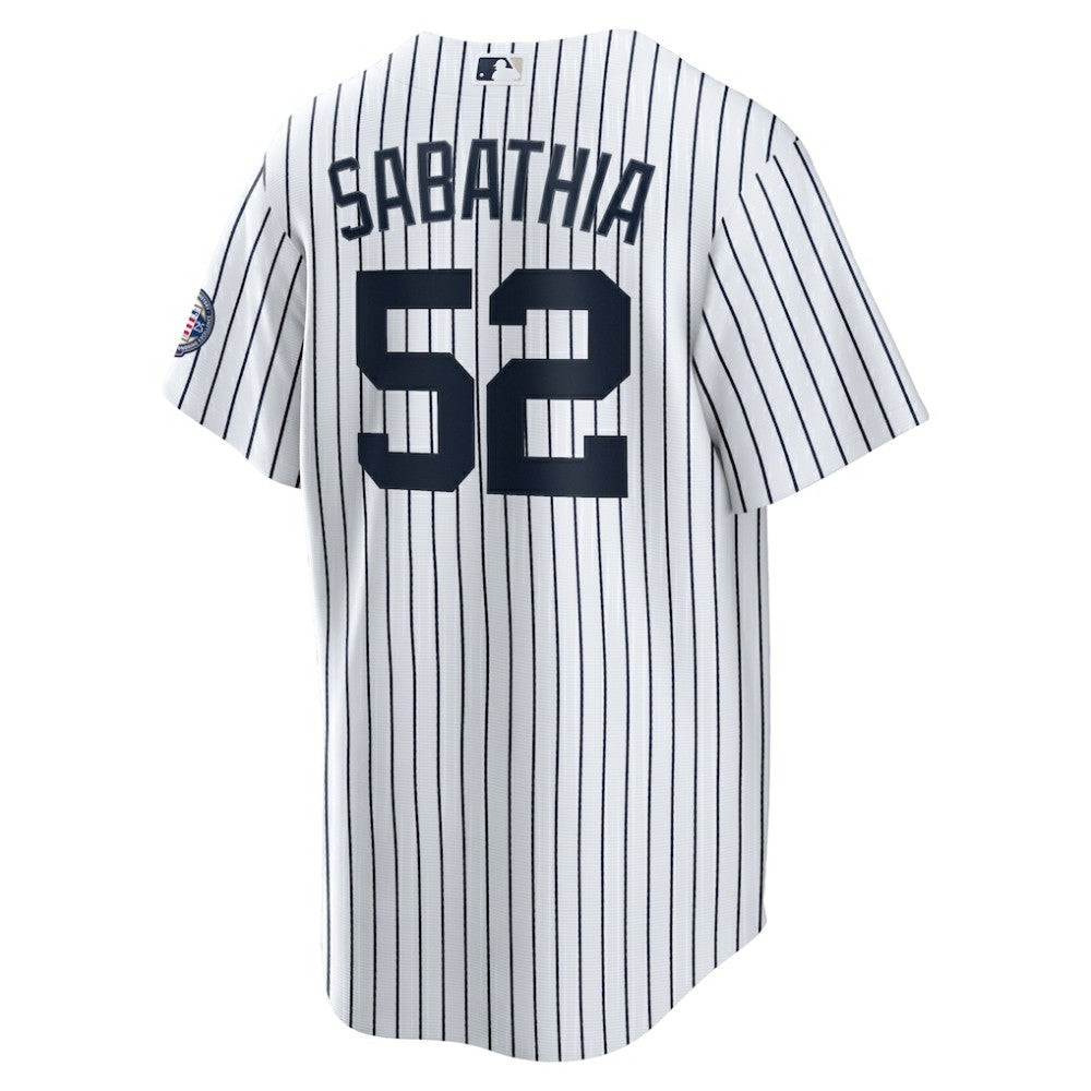 CC Sabathia New York Yankees Nike 2025 Baseball Hall of Fame Name & Number Retired Replica Jersey Outlet