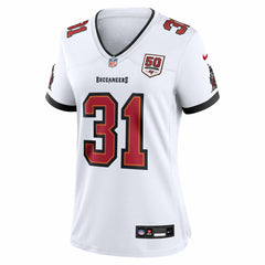 Antoine Winfield Jr. Tampa Bay Buccaneers Women's 50th Season Patch Game Jersey - White - Nike