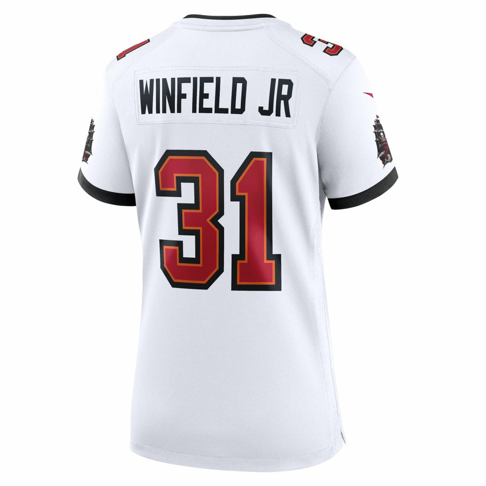 Antoine Winfield Jr. Tampa Bay Buccaneers Women's 50th Season Patch Game Jersey - White - Nike
