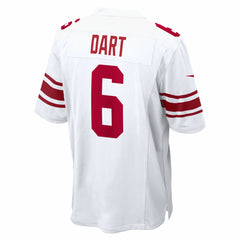 Jaxson Dart New York Giants Game Jersey - White - Nike