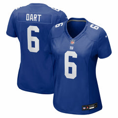 Jaxson Dart New York Giants Women's Team Game Jersey - Royal - Nike
