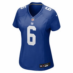 Jaxson Dart New York Giants Women's Team Game Jersey - Royal - Nike