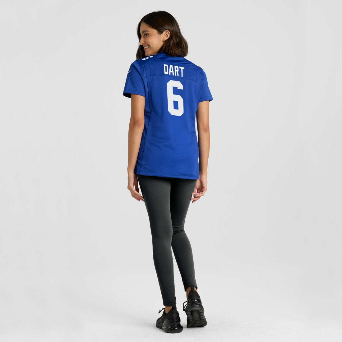 Jaxson Dart New York Giants Women's Team Game Jersey - Royal - Nike