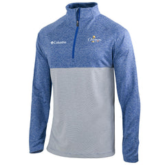 Columbia Oklahoma City Thunder 2025 NBA Finals Champions Rockin' It Raglan Omni-Wick Quarter-Zip Pullover Blue