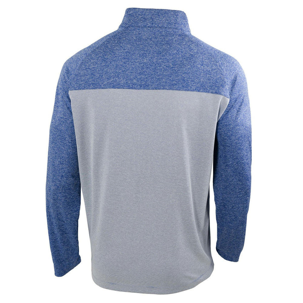 Columbia Oklahoma City Thunder 2025 NBA Finals Champions Rockin' It Raglan Omni-Wick Quarter-Zip Pullover Blue