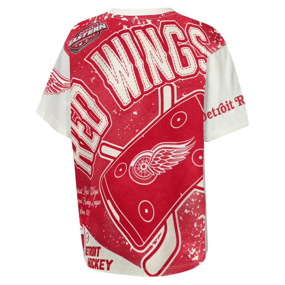 Detroit Red Wings Outerstuff Youth Top Player T-Shirt - Cream | NHL online