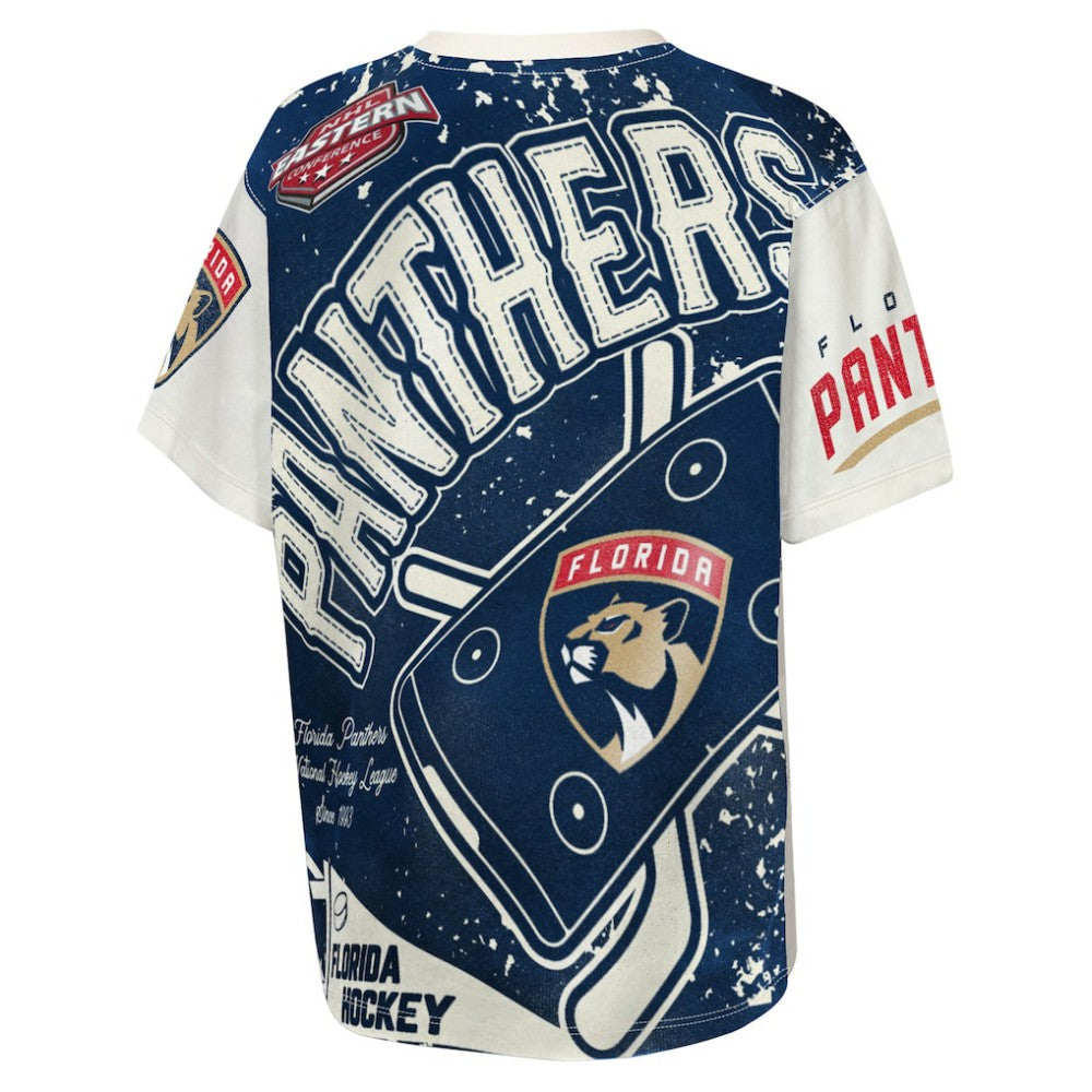Florida Panthers Outerstuff Youth Top Player T-Shirt - Cream | NHL online