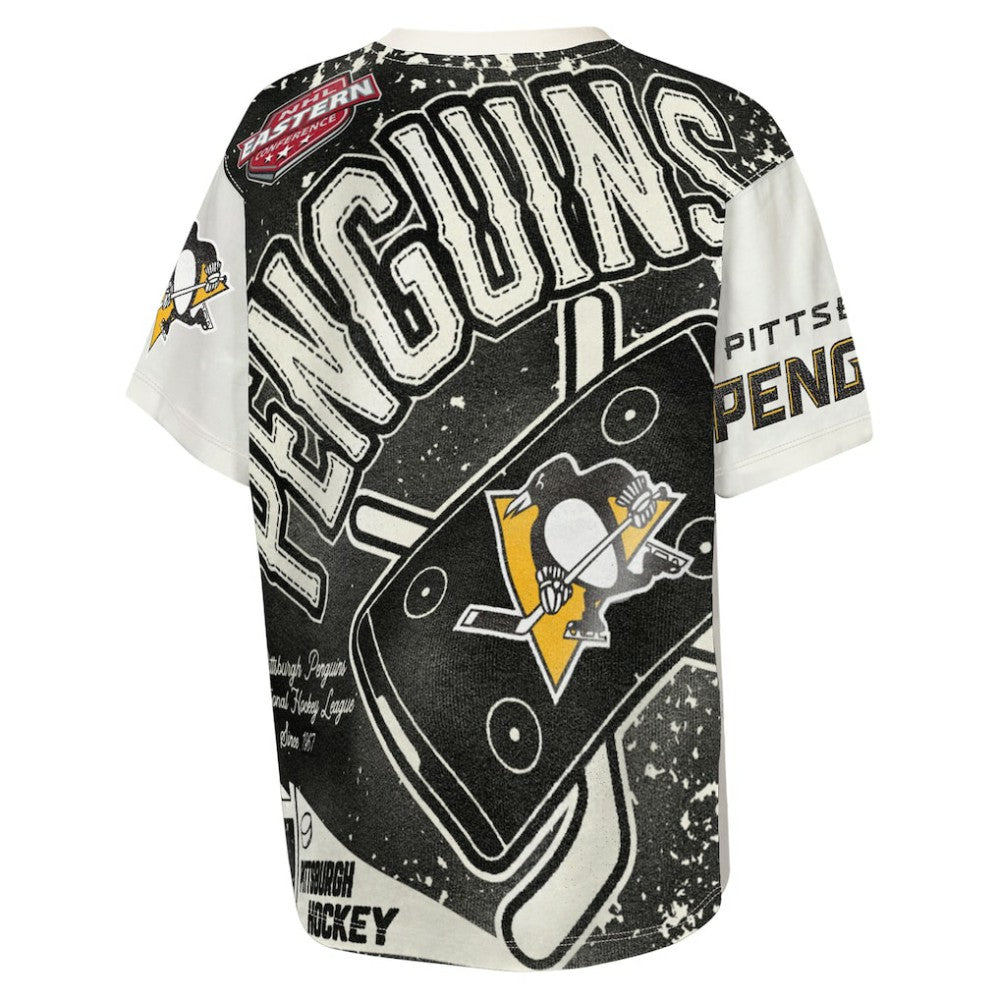 Pittsburgh Penguins Outerstuff Youth Top Player T-Shirt - Cream | NHL discount