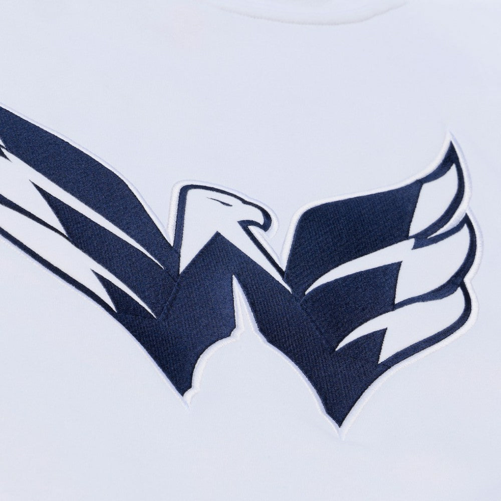 Washington Capitals Mitchell & Ness Arctic Fleece Hoodie - White | NHL Clearance