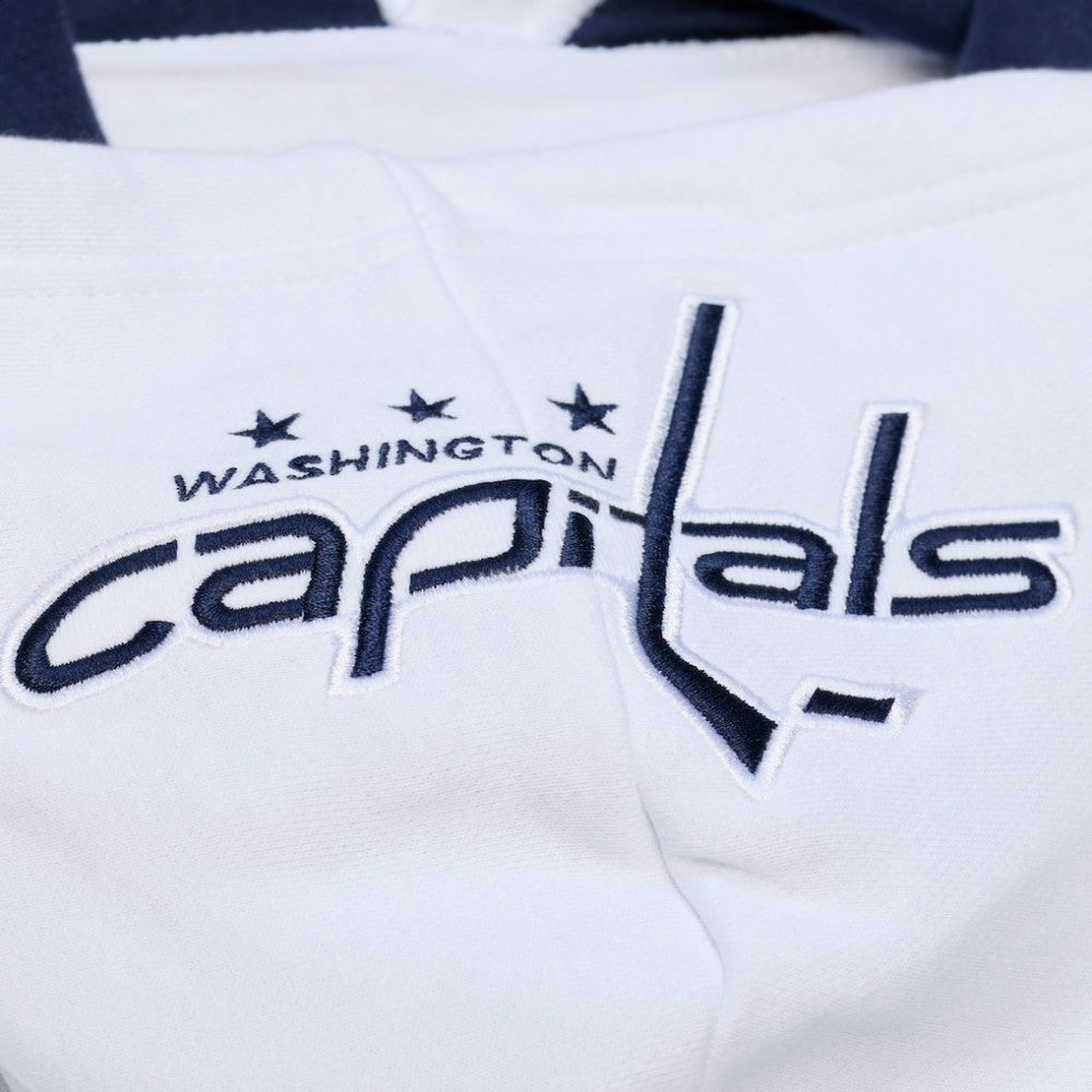 Washington Capitals Mitchell & Ness Arctic Fleece Hoodie - White | NHL Clearance