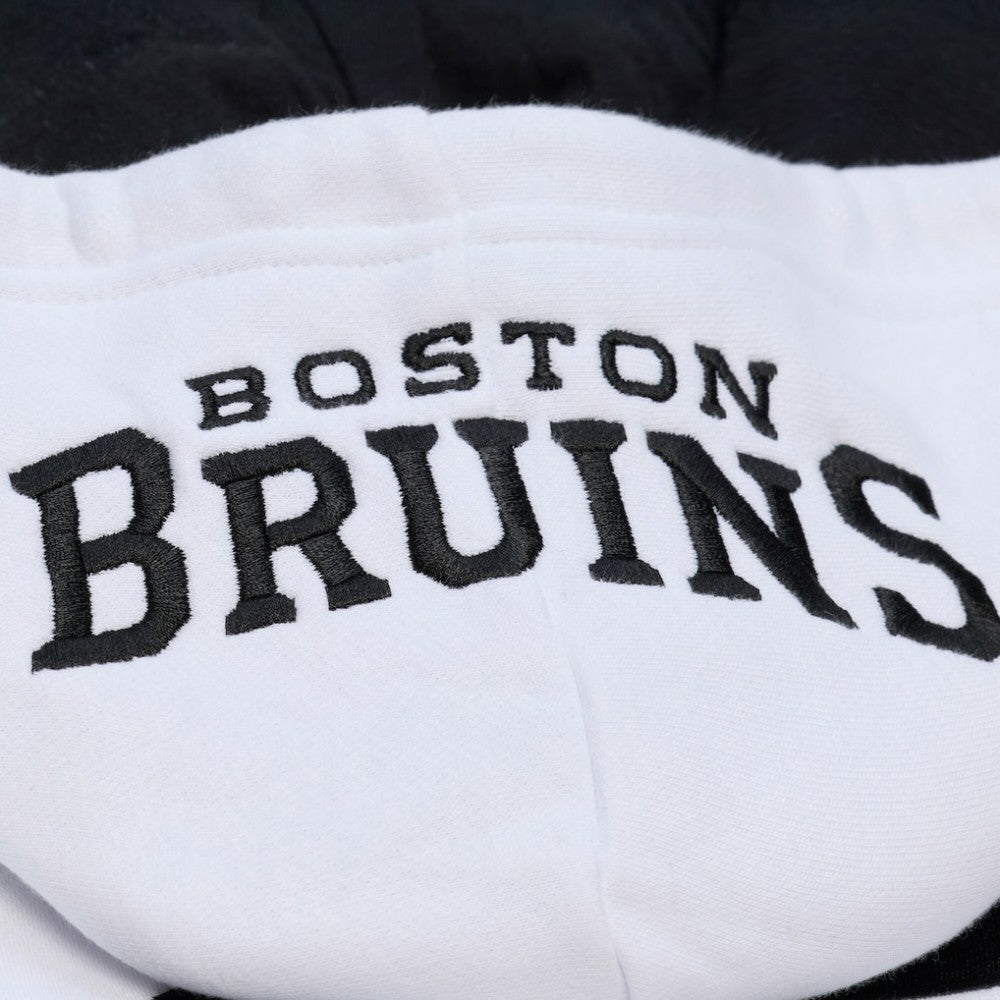 Boston Bruins Mitchell & Ness Arctic Fleece Hoodie - White | NHL Clearance