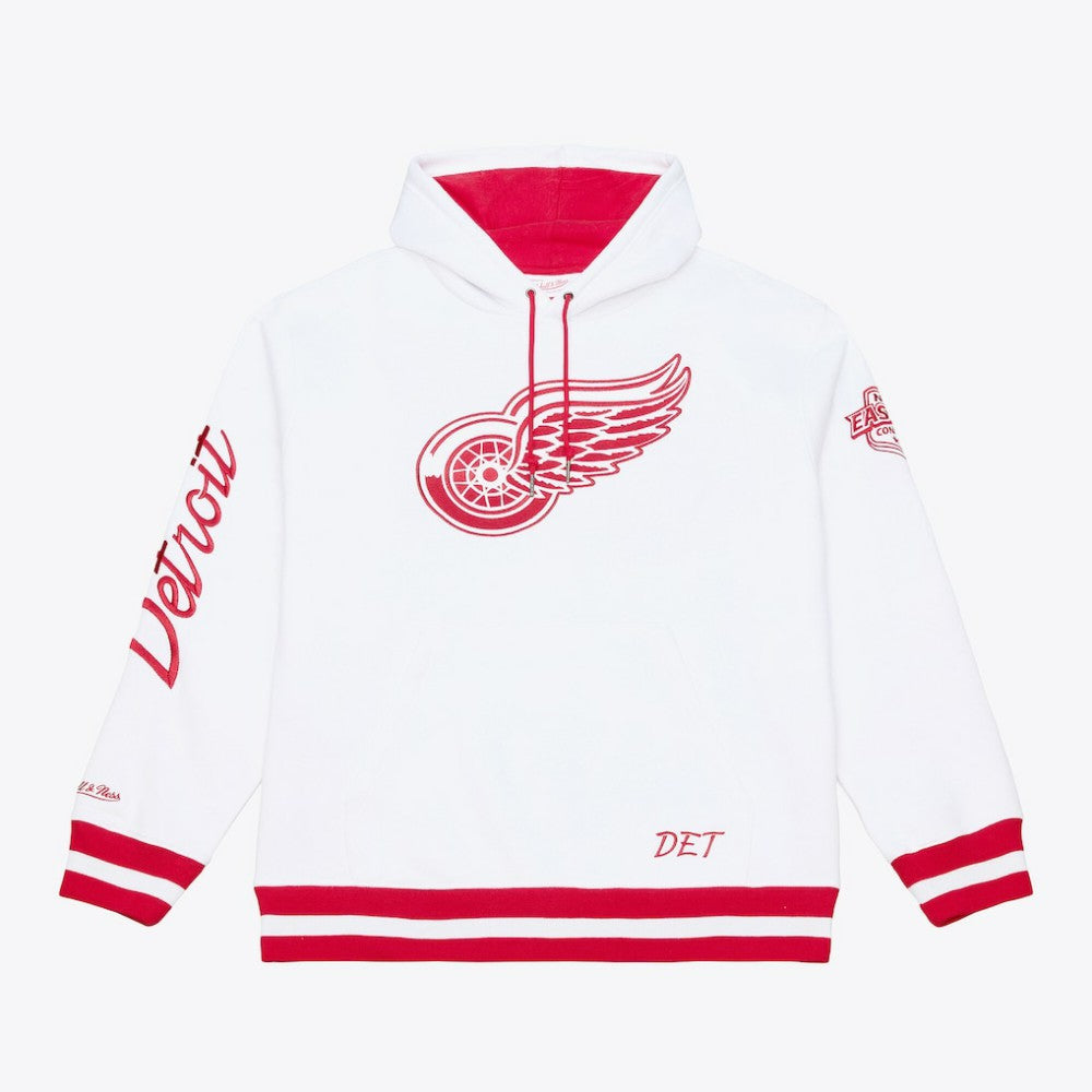 Detroit Red Wings Mitchell & Ness Arctic Fleece Hoodie - White | NHL near me