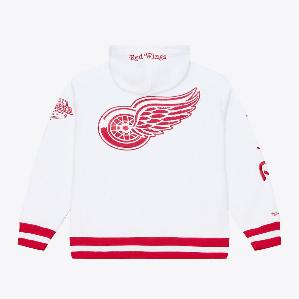 Detroit Red Wings Mitchell & Ness Arctic Fleece Hoodie - White | NHL near me