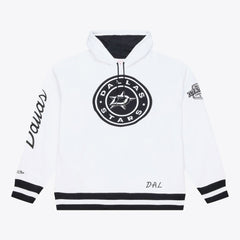 Dallas Stars Mitchell & Ness Arctic Fleece Hoodie - White | NHL Lifestyle