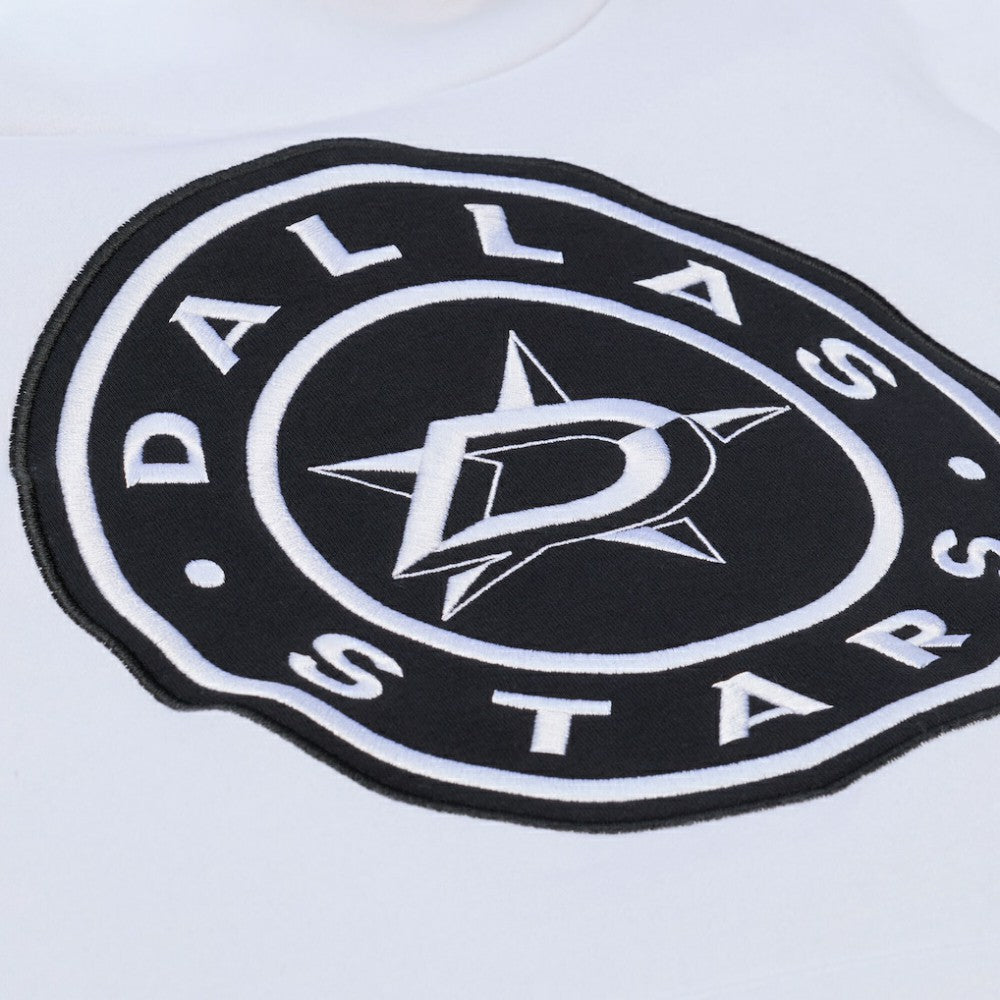 Dallas Stars Mitchell & Ness Arctic Fleece Hoodie - White | NHL Lifestyle