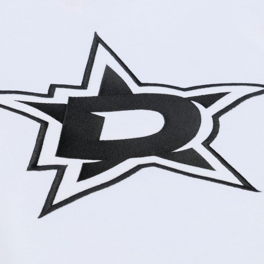 Dallas Stars Mitchell & Ness Arctic Fleece Hoodie - White | NHL Lifestyle