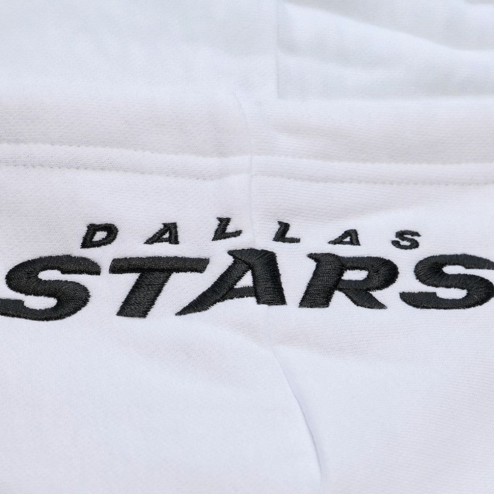 Dallas Stars Mitchell & Ness Arctic Fleece Hoodie - White | NHL Lifestyle