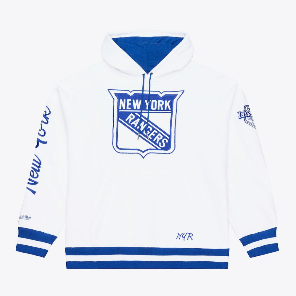 New York Rangers Mitchell & Ness Arctic Fleece Hoodie - White | NHL discount