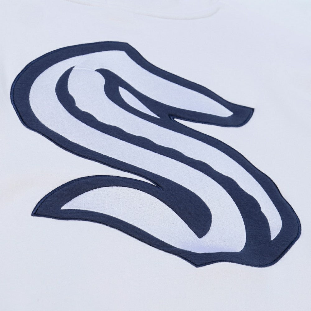 Seattle Kraken Mitchell & Ness Arctic Fleece Hoodie - White | NHL discount