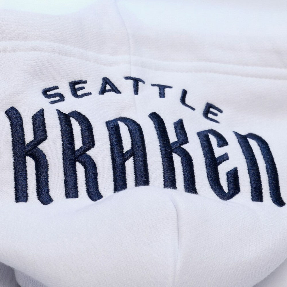 Seattle Kraken Mitchell & Ness Arctic Fleece Hoodie - White | NHL discount