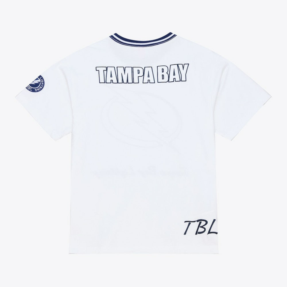 Tampa Bay Lightning Mitchell & Ness Arctic T-Shirt- White | NHL Lifestyle