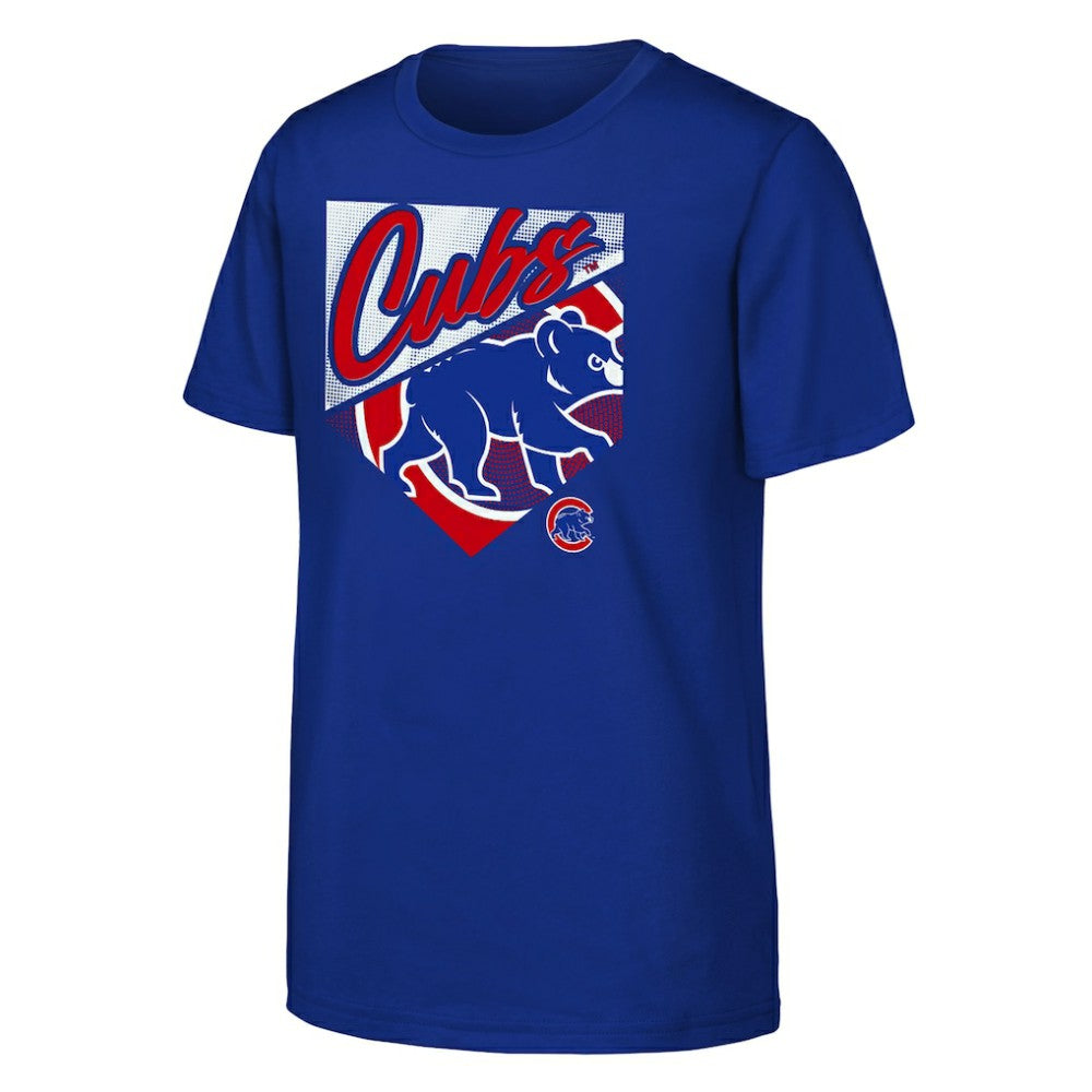 Chicago Cubs Outerstuff Youth Prime Plate T-Shirt Sale