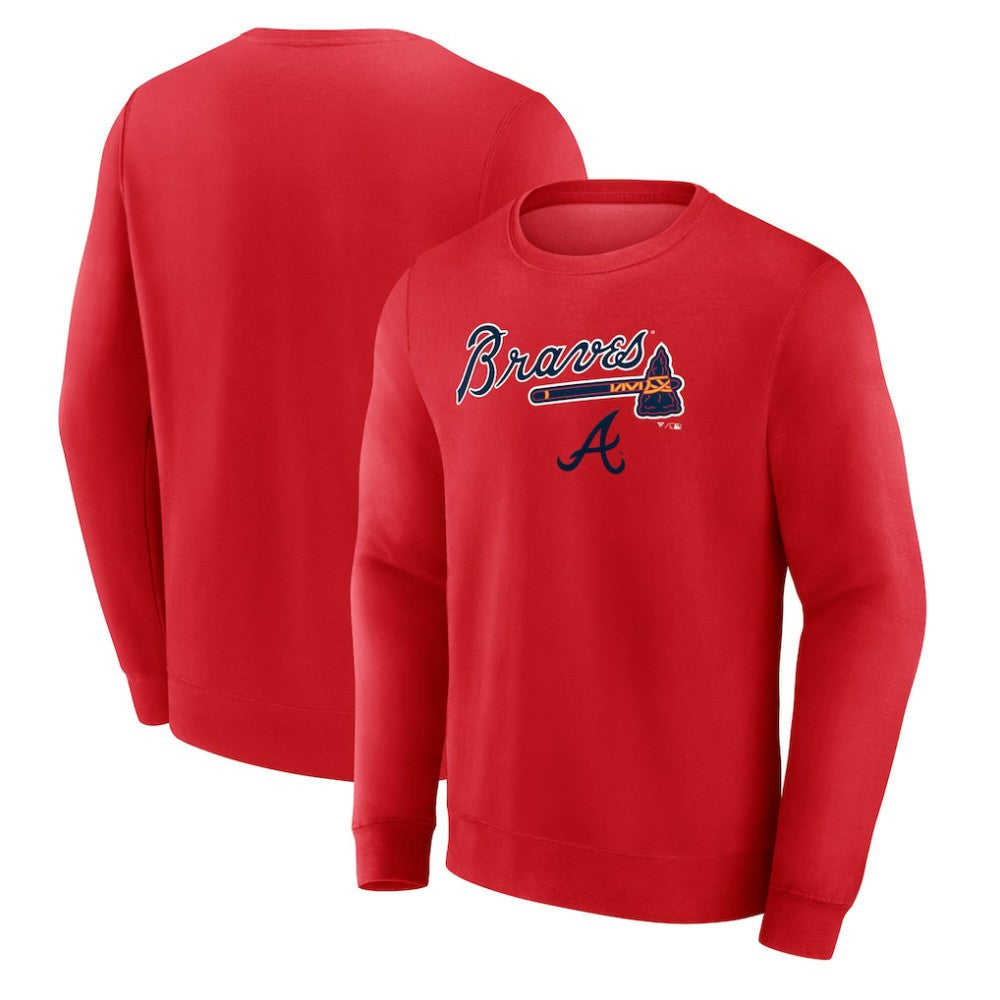 Atlanta Braves Team Lockup Sweatshirt Discount