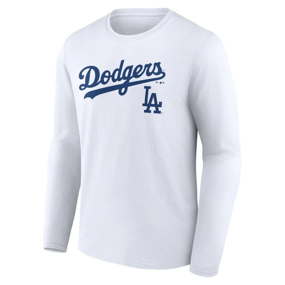 Los Angeles Dodgers Team Lockup Long Sleeve T-Shirt Online