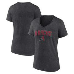Arizona Diamondbacks Women's Team Lockup V-Neck T-Shirt Sale