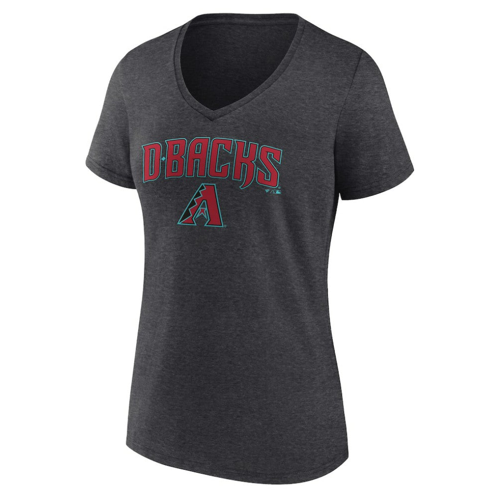 Arizona Diamondbacks Women's Team Lockup V-Neck T-Shirt Sale