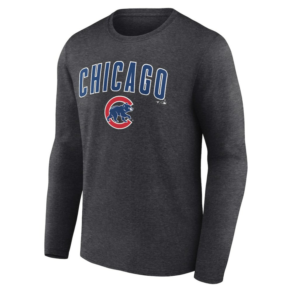 Chicago Cubs Team Lockup Long Sleeve T-Shirt Near Me