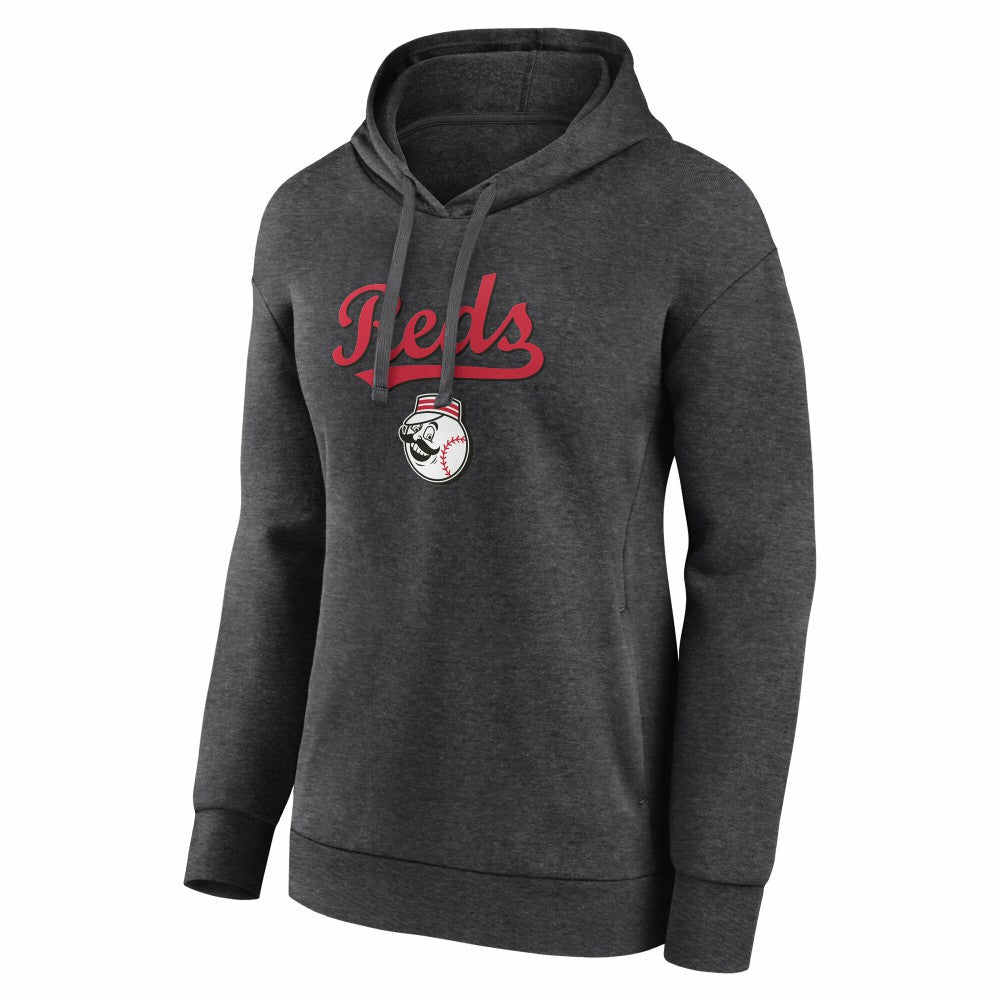 Cincinnati Reds Women's Team Lockup Hoodie Outlet