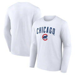 Chicago Cubs Team Lockup Long Sleeve T-Shirt Online