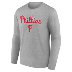 Philadelphia Phillies Team Lockup Long Sleeve T-Shirt Online