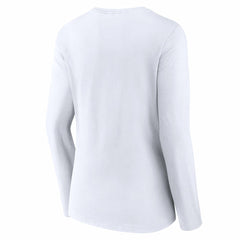 Cincinnati Reds Women's Team Lockup Long Sleeve V-Neck T-Shirt Sale