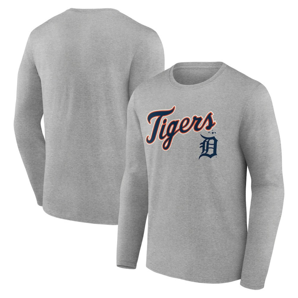 Detroit Tigers Team Lockup Long Sleeve T-Shirt for sale