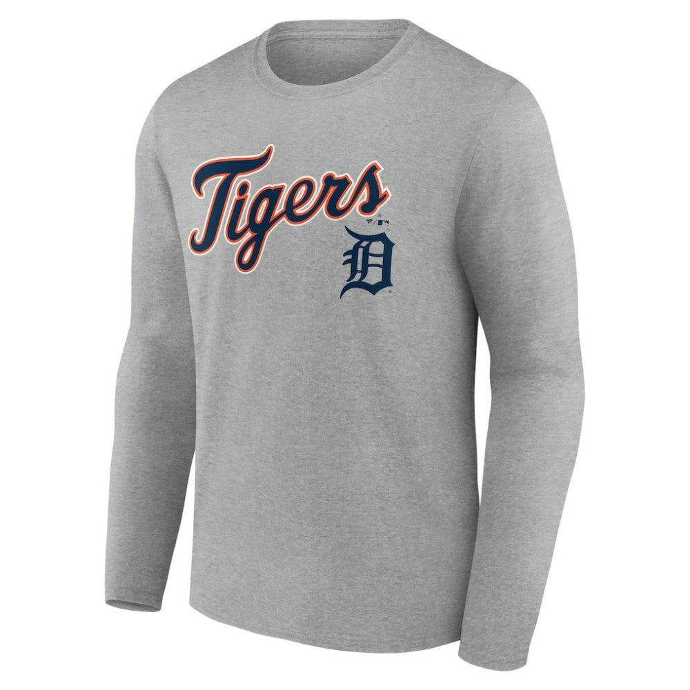 Detroit Tigers Team Lockup Long Sleeve T-Shirt for sale