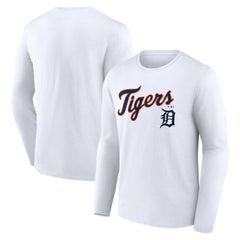 Detroit Tigers Team Lockup Long Sleeve T-Shirt Near Me