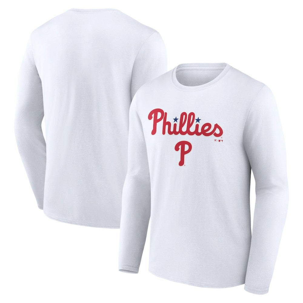 Philadelphia Phillies Team Lockup Long Sleeve T-Shirt Outlet
