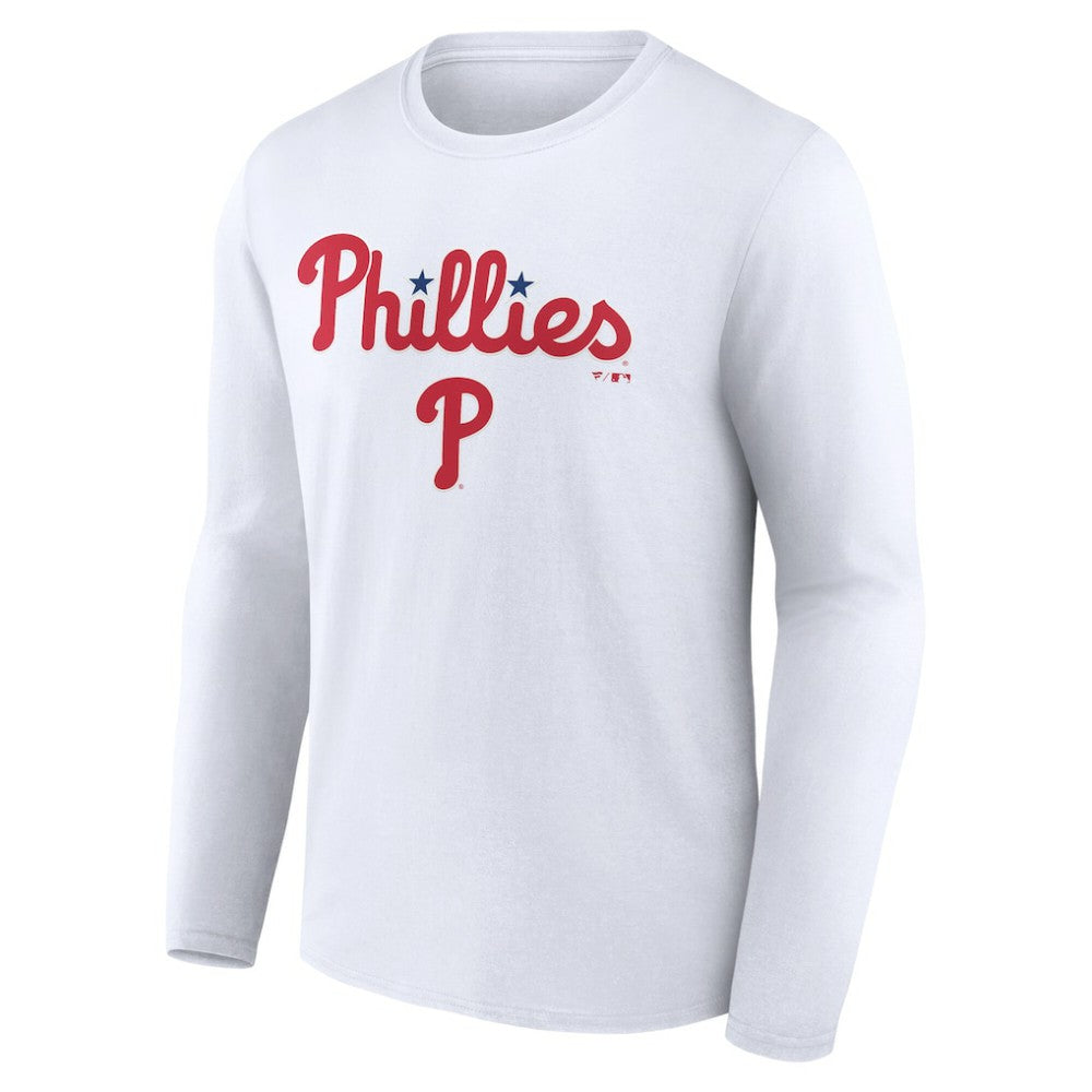 Philadelphia Phillies Team Lockup Long Sleeve T-Shirt Outlet