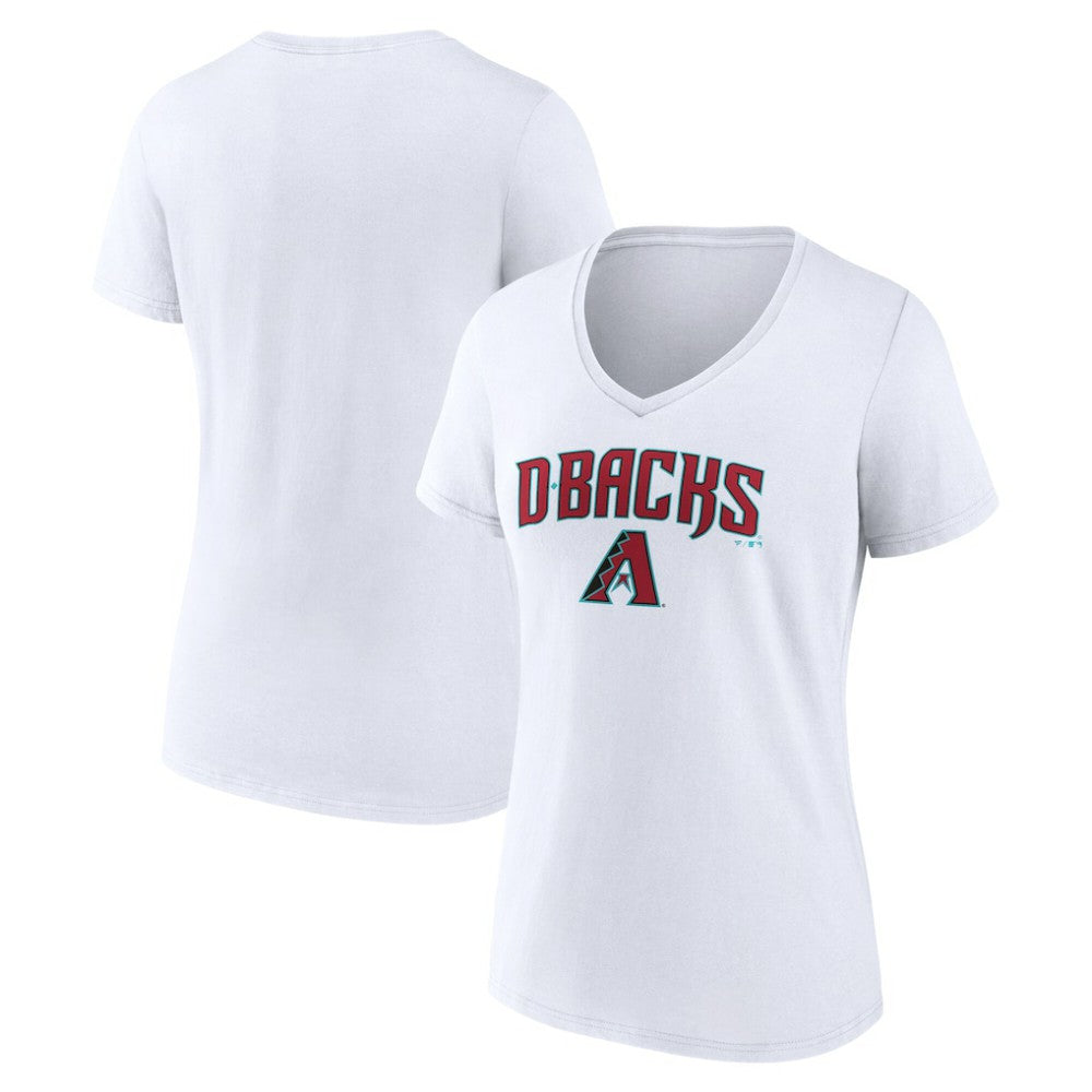 Arizona Diamondbacks Women's Team Lockup V-Neck T-Shirt Near Me