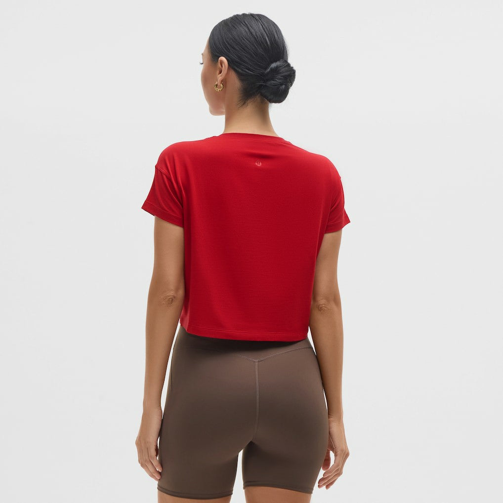 Atlanta Falcons lululemon Women's Cates T-Shirt - College Crimson - NFL