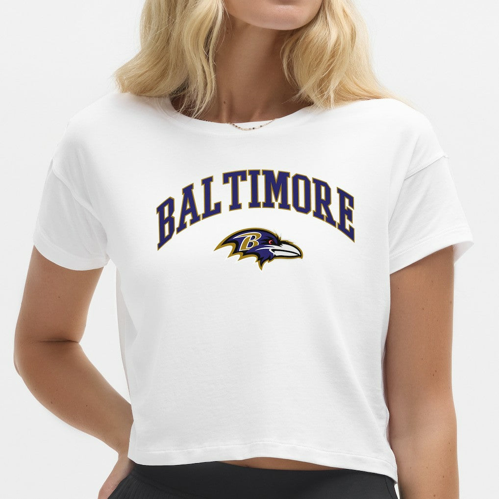 Baltimore Ravens lululemon Women's Cates T-Shirt - White - NFL