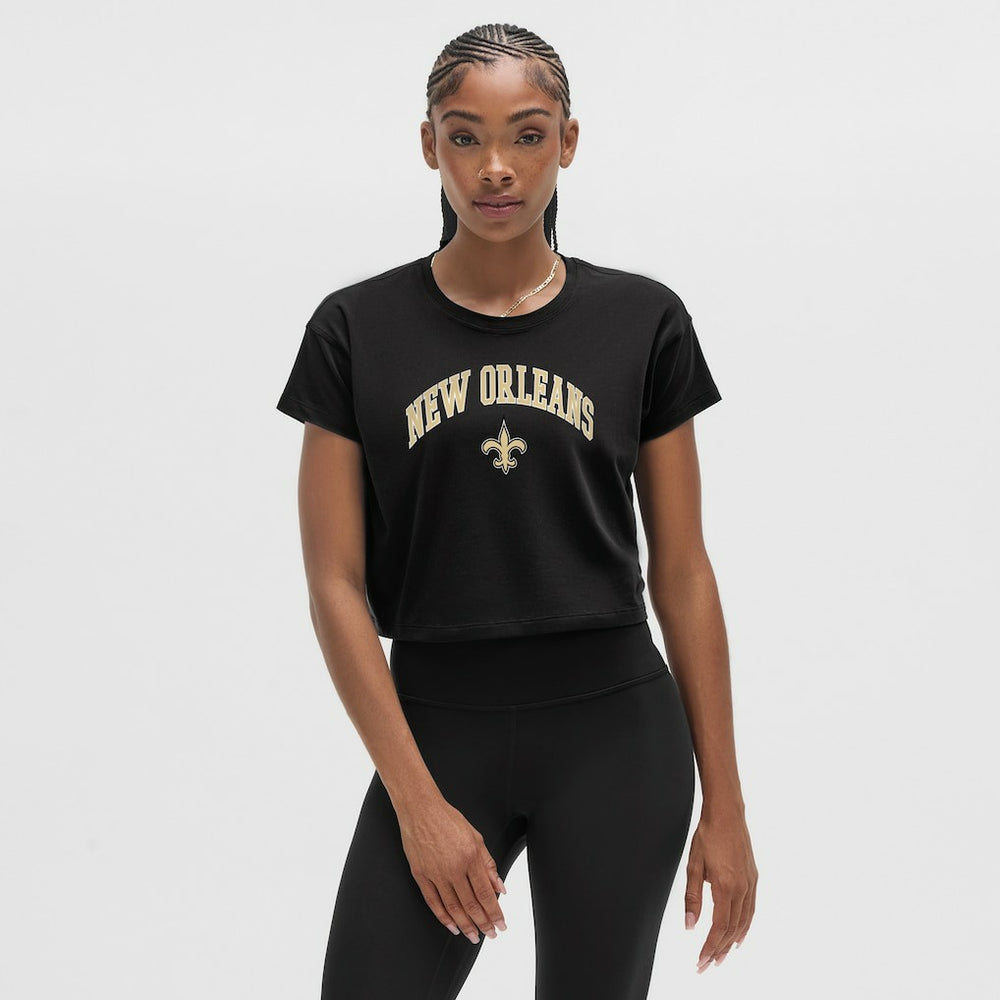 New Orleans Saints lululemon Women's Cates T-Shirt - Black - NFL