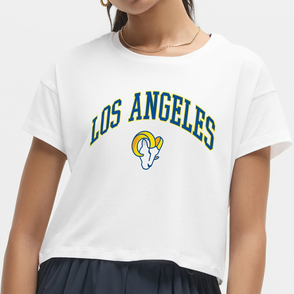 Los Angeles Rams lululemon Women's Cates T-Shirt - White - NFL