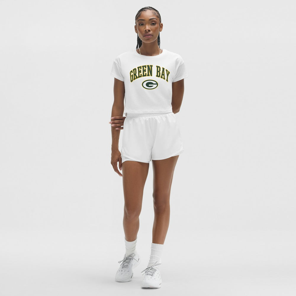 Green Bay Packers lululemon Women's Cates T-Shirt - White - NFL