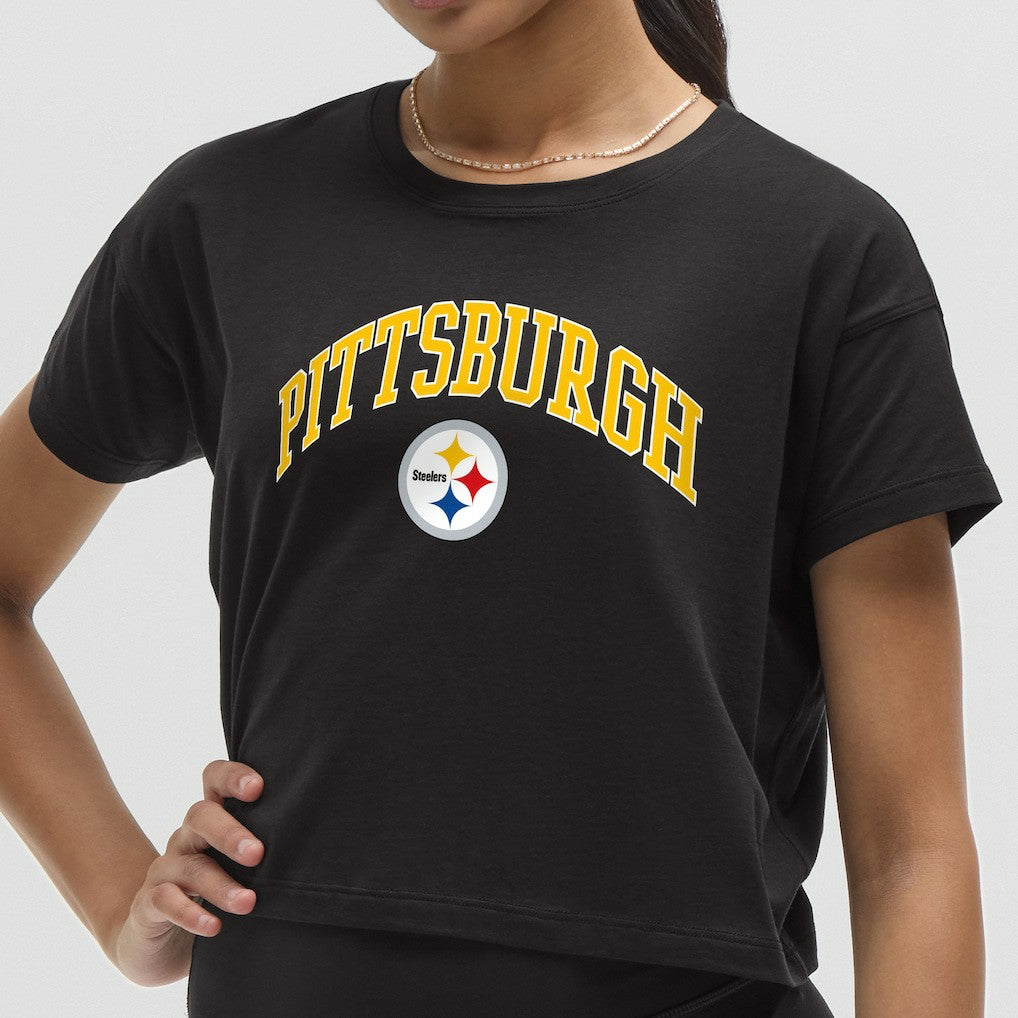 Pittsburgh Steelers lululemon Women's Cates T-Shirt - Black - NFL